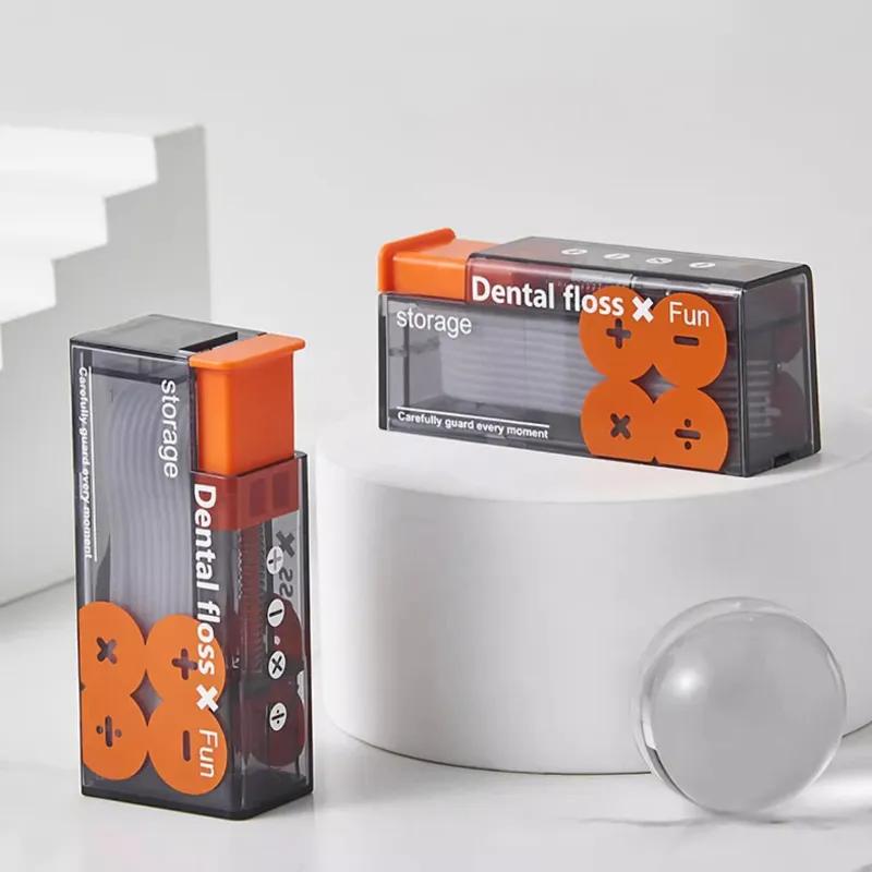 Automatic Dental Floss Box Portable Automatic Rebound High-End Dental Floss Stick Intelligent Storage Box For Picking YLE451