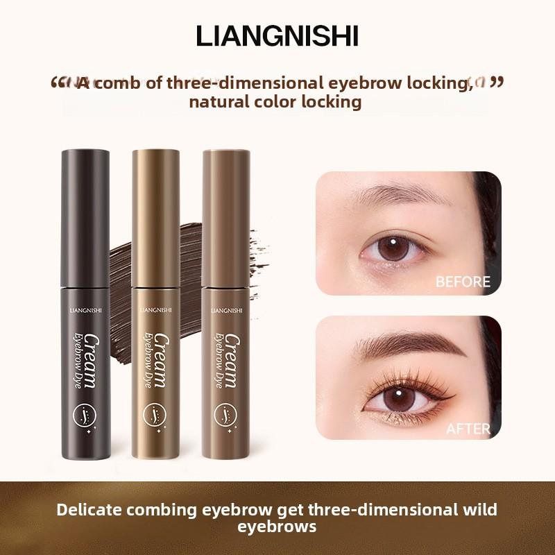 Natürliche und Wilde Augenbrauenfarbe Lang anhaltend und nicht verblassend Wasserfest Schweißfest Fixierende Augenbrauenfarbe Make-up