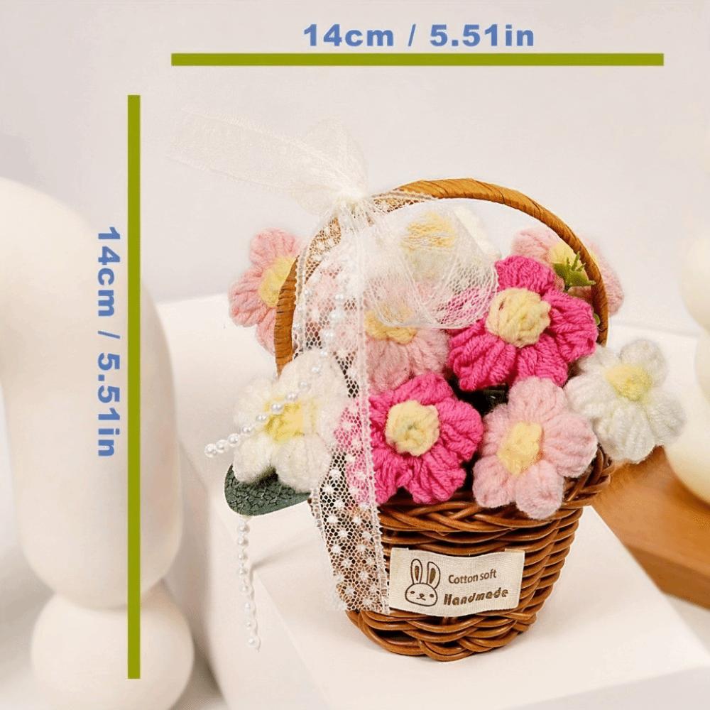 Finished Product Handmade Flower Handmade Weaving Flower Simulation Flower Valentine's Day