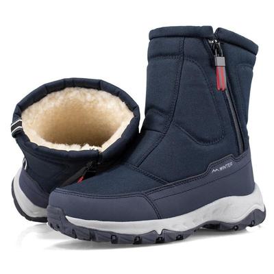 Winter Thickened Snow Boots Plush Warm Non Slip and Waterproof Men's and Women's Short Tube Cotton Shoes