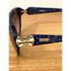 Used [Rare] FENDI Sunglasses Lapis lazuli style ribbon