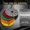Quartz Stone Four-Step Dry Diamond Polishing Pad for Angle Grinders