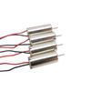 4 X DIY High-Speed Coreless Motor Set 3.7V 50000RPM with 55mm Props CW/CCW for Micro FPV Quadcopter Hollow Cup Design