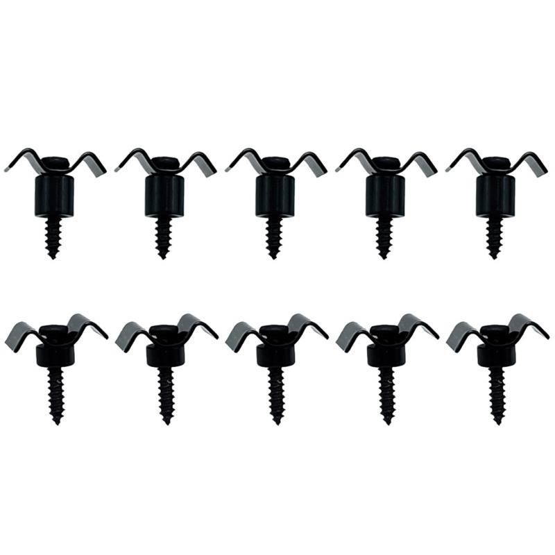 10pcs Musiclily Metal Vintage String Guides Guitar String Trees Retainers Improving Tuning Accuracy