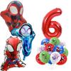 Spider Hero Birthday Party Decoration Plate Cup Banner Balloon Superhero Party Favors Baby Shower Decor Birthday Supplies Gift