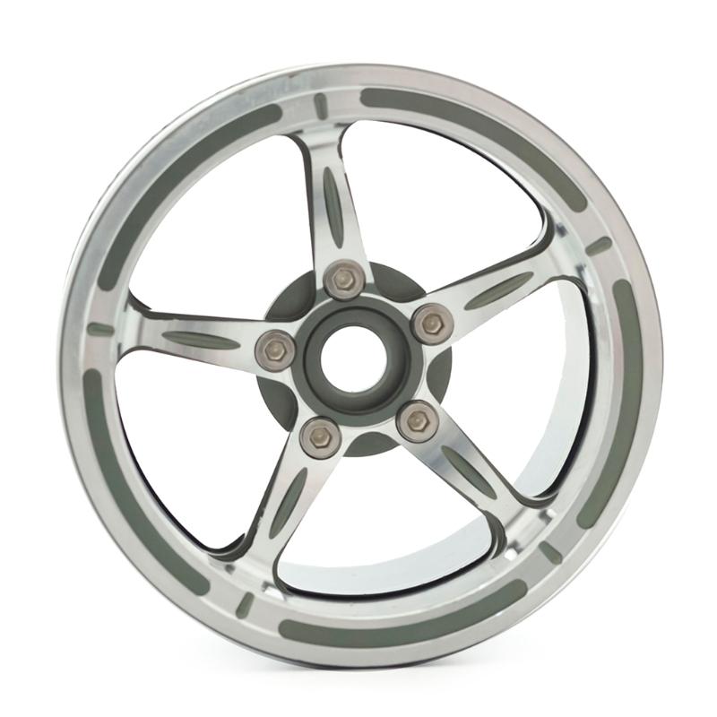 Wheel Hub Set for Axial SCX10 2.2 Universal Durable Metal Beadlock Wheel Rims RC Crawler Car Wheels Replacement Parts