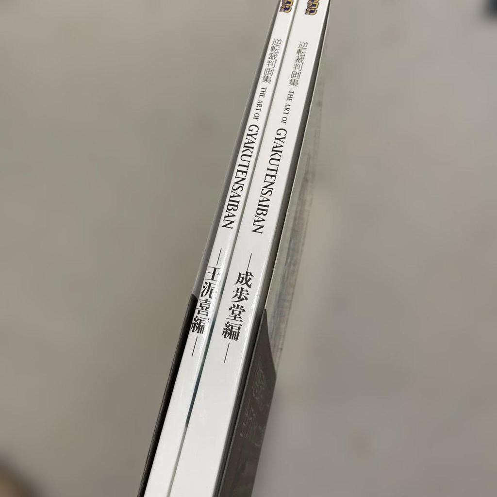 [USED] Ace Attorney Art Book: Naruhodō Edition and Odoriki Edition, 2-volume set