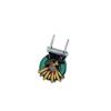 Toroidal Common Mode Inductor with Base Plate: T7x4x3, 0.45 AWG, 4 Turns, 100uH, 3A, Ferrite Core