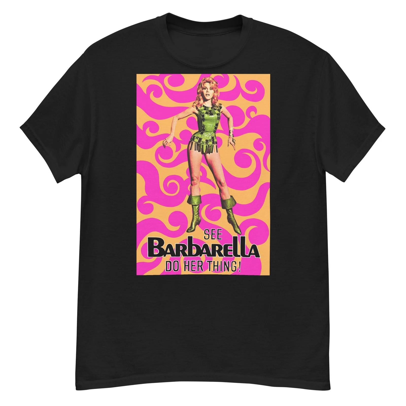 Barbarella cult sci-fi film teaser art t-shirt M
