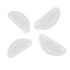 20 Pairs Silicone Material Mini Glasses Nose Pads Transparent White Air Cushion Design Non Slip Nose Pads Eyeglasses Nose Pads