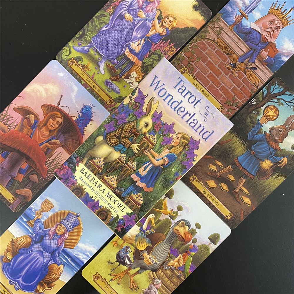 Dark Wood Tarot Family Gathering Chess Cards Board Game Deck Fortune Telling Spacious Moon Dog Divination Cat Abyss Oracle