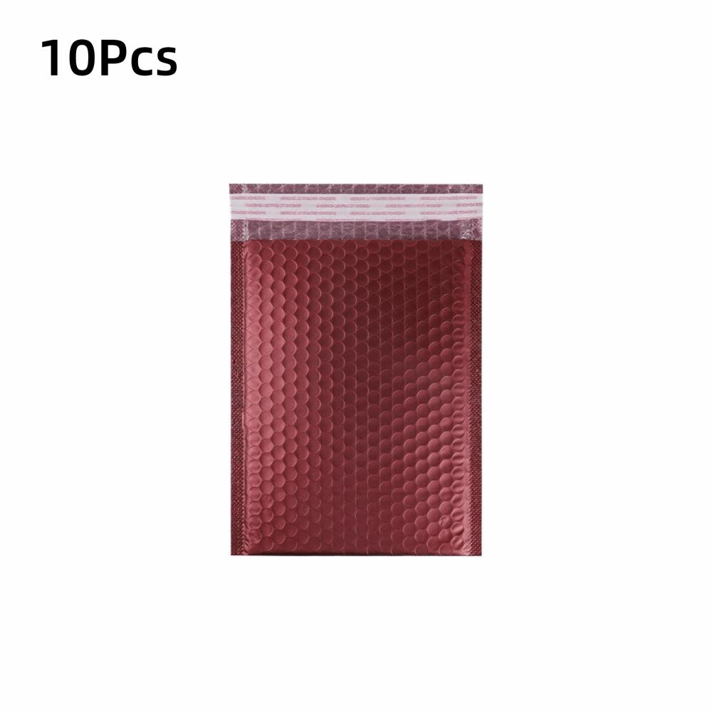 10Pcs Waterproof Bubble Mailers Pearlescent Film Shipping Bags Durable Foam Envelope