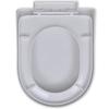 VidaXL Sièges de toilette avec couvercles 2 pcs Plastique Blanc