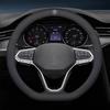 Autoaufkleber Für Alfa Romeo Auto Styling Lederlenkradabdeckung Auto Zubehör Für Alfa Romeo 4C 159 166 Spider Giulia Giu