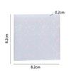 Holographic Laser Silicone Film Geometric Shape Light and Shadow Transfer Patch for DIY Coaster Tray Epoxy Resin Mold Decoration