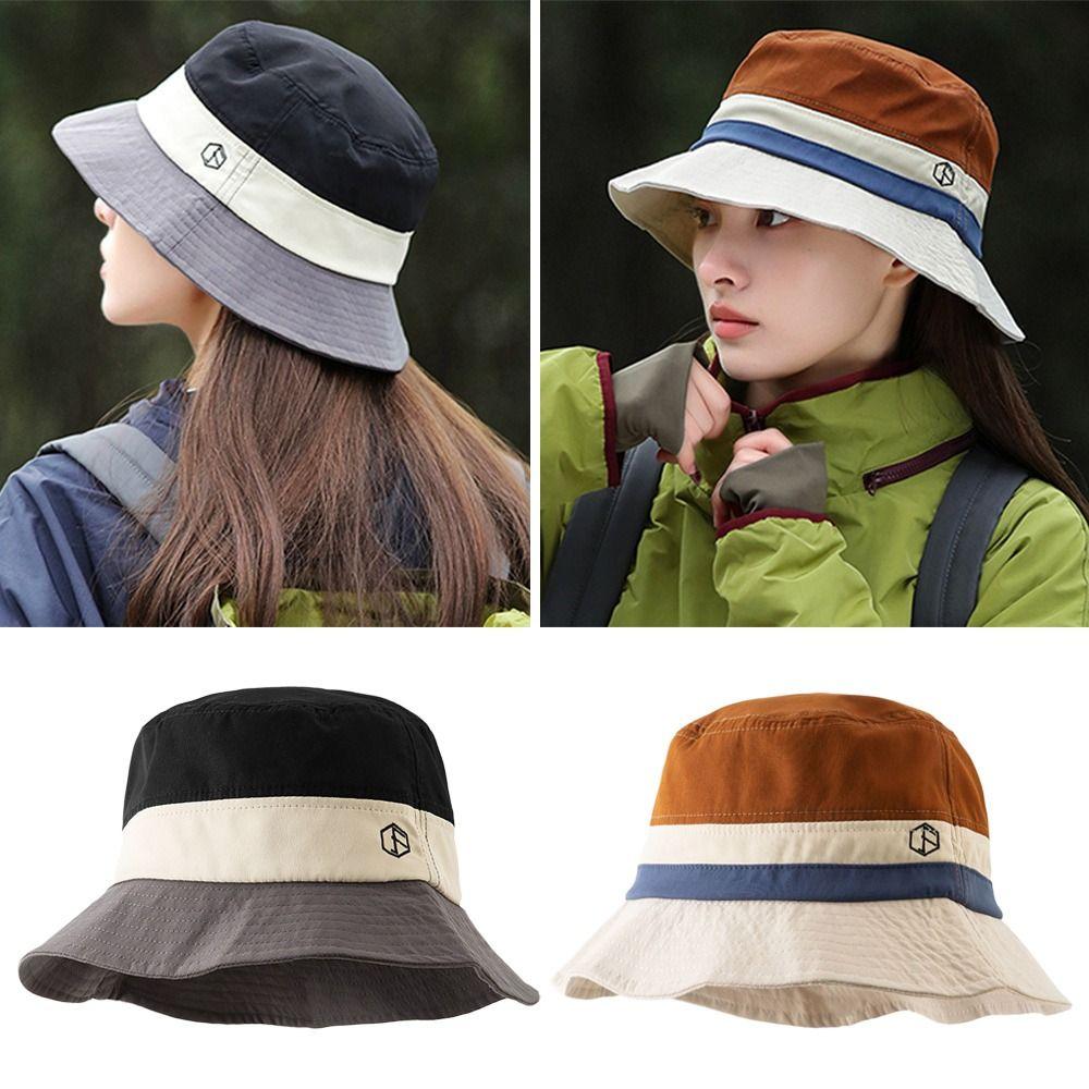 

Sun Protection Fisherman Cap Anti-UV Panama Hat Summer Sun Hat Camping Hiking