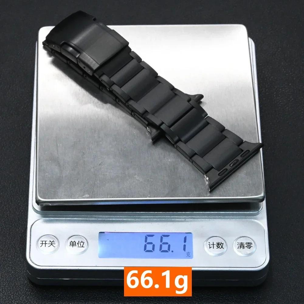 Titanium Band for Apple Watch Ultra 3 2 49mm Series 11 10 46mm Correa Luxury Strap for Iwatch 9 8 7 6 5 4 Se3 45mm 44mm Bracelet