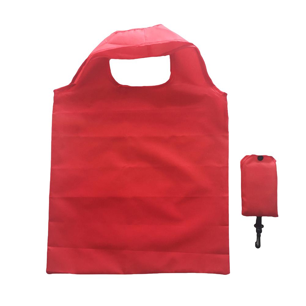 Portable Folding Eco Friendly Nylon Grocery Shopping Bag Tote Pouch Organizer