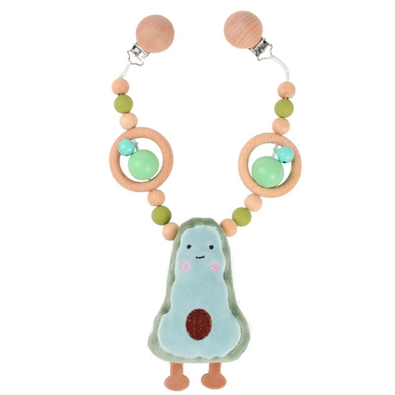 

Дерев яна іграшка для немовляти Дерев яні брязкальця Іграшки-прорізувачі Тварина Дерев яне кільце для прорізування зубів Нейтральні ручної роботи іграшки для дитячого свята