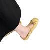 Inner height-increasing silver bag head half slippers women's outer wear 2025 new summer fairy evening platform Mary Jane single shoes