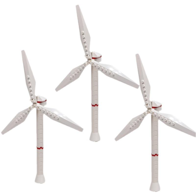 Building Blocks MOC Building Model Windmill Garden Scene Decoration DIY Building Blocks Toys