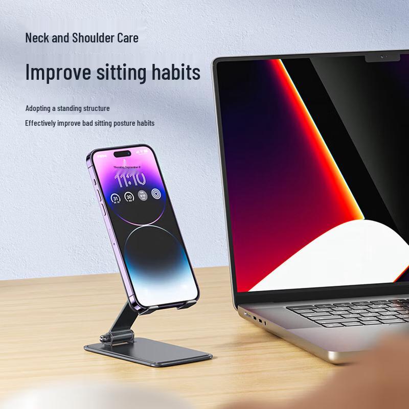 LINGCHEN Universal Mobile Phone Tablet Metal Stand