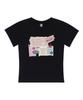 PAGESIISII New Diary Print Slim Fit Short Sleeve T-Shirt Black