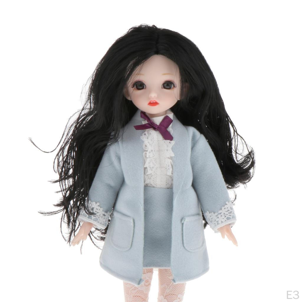 1 / 6 16 Ball Joints Girl Doll with Clothes