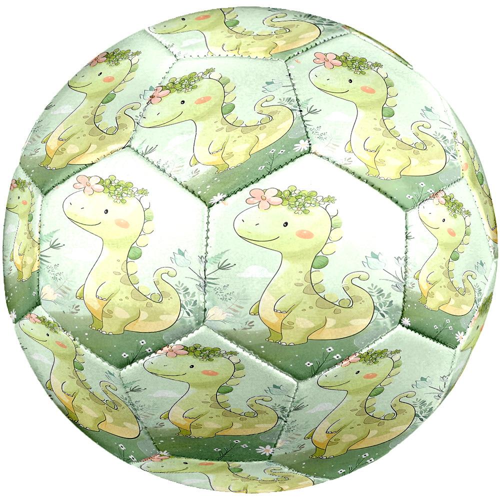 1pc Dinosaur Garden Size 5 Soccer Ball Professional Match Training Football Indoor &Outdoor Sports Ball Lightweight Durable C65157