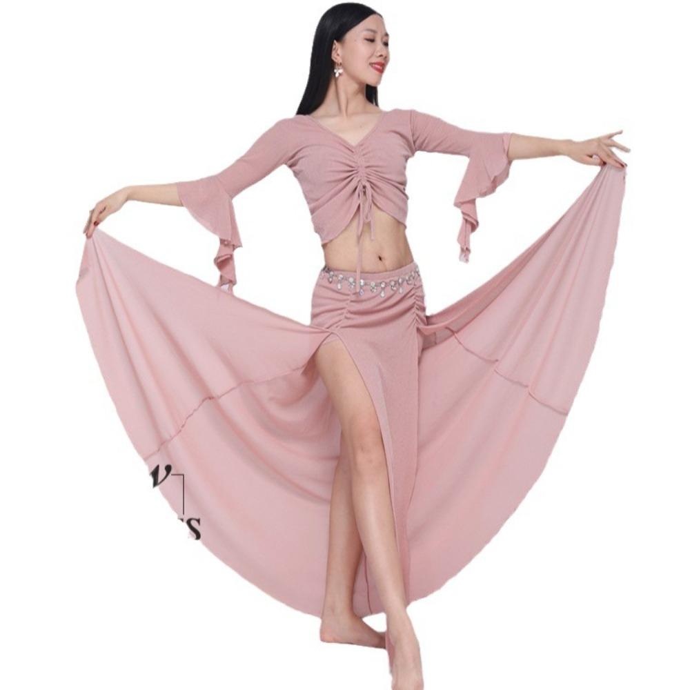 New Belly Dance Top Set Oriental Performance Outfit Slimming Women Dance Costume