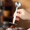 BOLTIFY 2-in-1 Stainless Steel Coffee Scoop,Tamping Dual-Purpose Coffee Spoon Powder Hammer Tamper for Measuring and Tamping