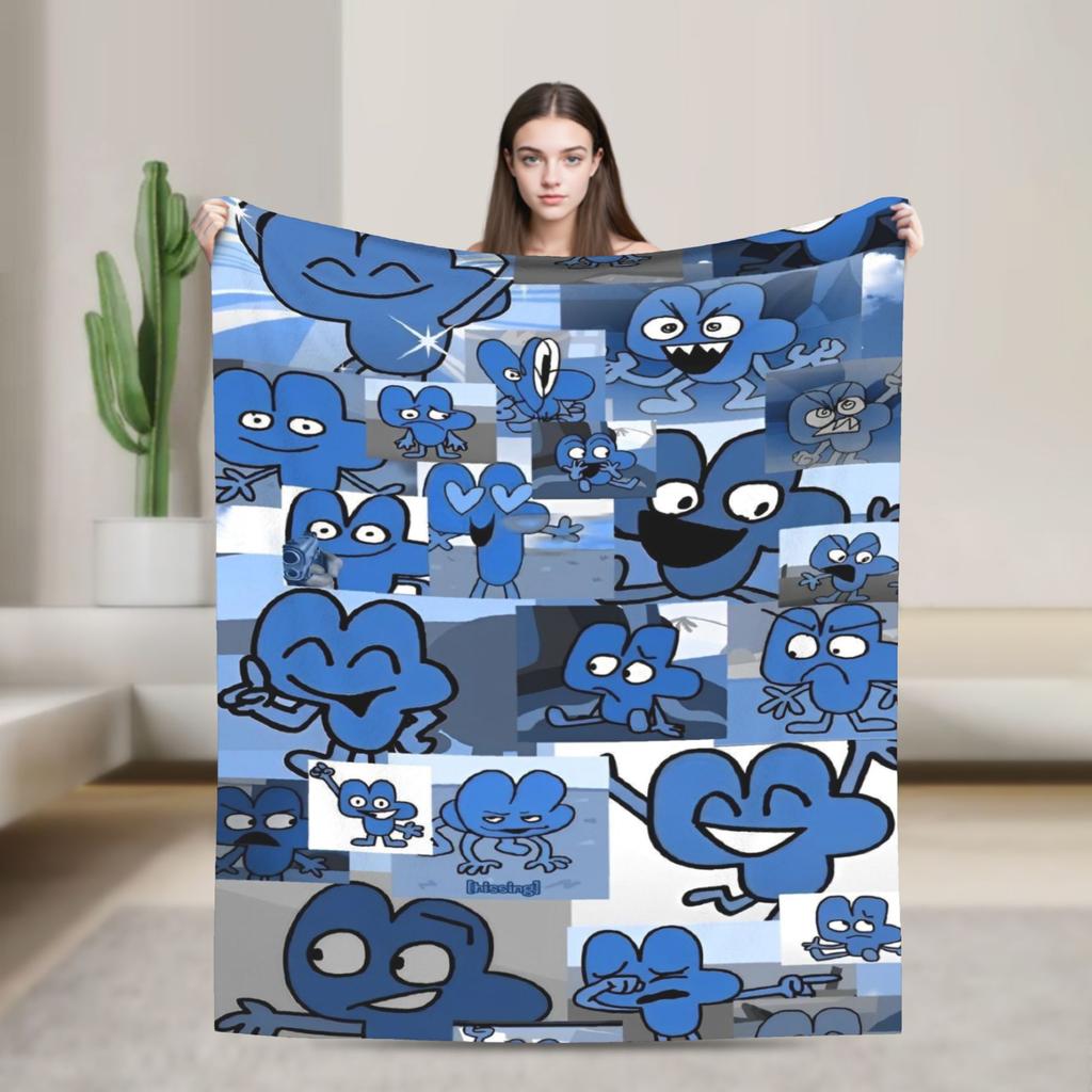 Cartoon Blanket Fleece Bfdi Lightweight Thin Throw Blanket for Bedding Couch Bedspread