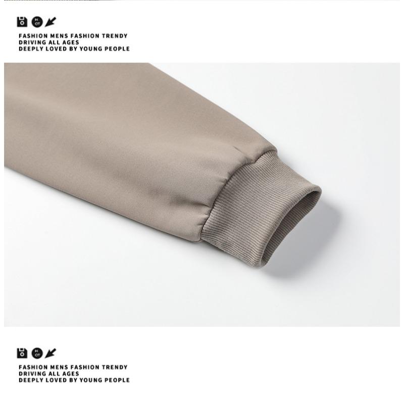 Lässiger Sportlicher Vielseitiger Baseballkragen Cardigan Modische Langarm-Sweatshirtjacke mit mehreren Taschen