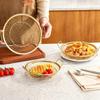 Heat-Resistant Kitchen Frying Strainer Metal Mesh Frying Rack Snack Tray  Oil Draining
