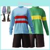 Schitterend Undertale Frisk Chara cosplaykostuum, perfect voor elke gelegenheid.