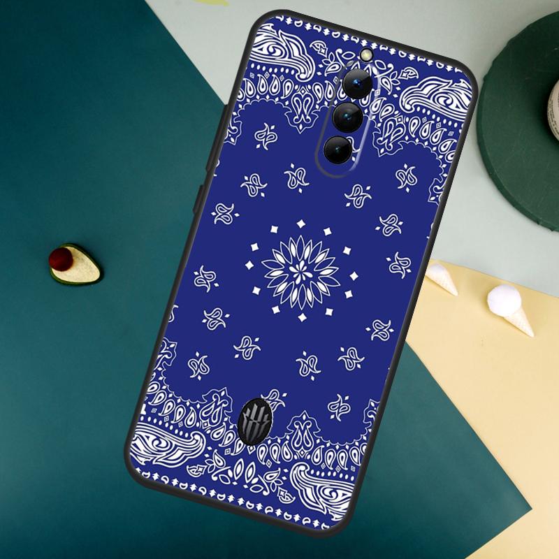 Royal Bandana Paisley For ZTE Nubia Red Magic 10S 8 9 8S 9S Pro Plus 10 Air 6S 7S 7 Pro Red Magic 11 Pro Plus Case