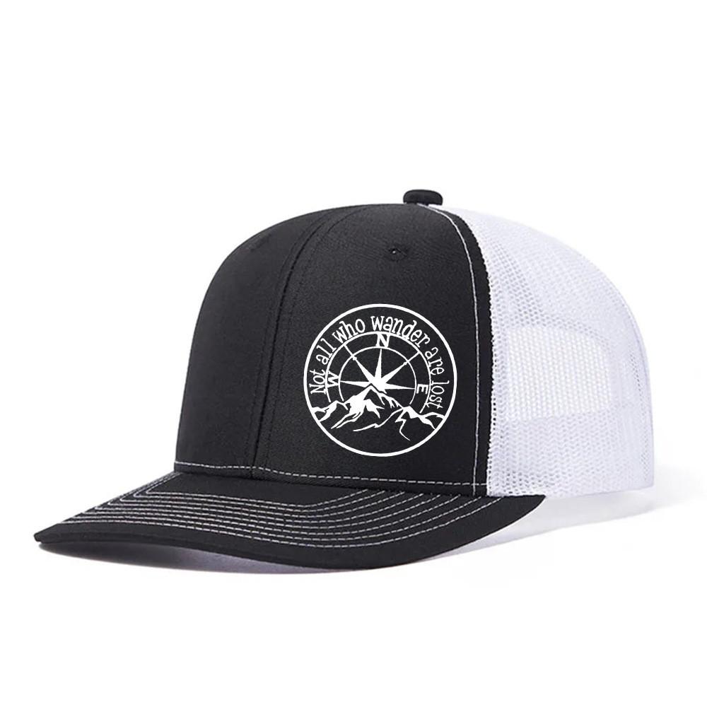 Fashion Hiphop Embroidered Cotton Baseball Cap With Adjustable Wide Brim For Casual Men Women