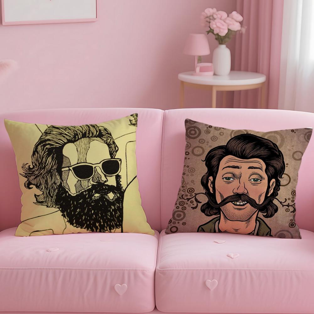 Father J-John MistyS Cushion Cover Comfortable Reversible Pillow Cover Ideal for Car Sofa Bedroom & Beyond