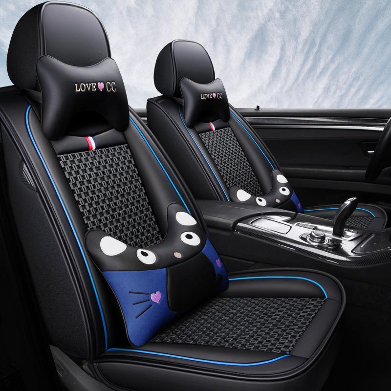 Breathable Leather Cartoon Seat Cushion for Buick Excelle 2013-2015