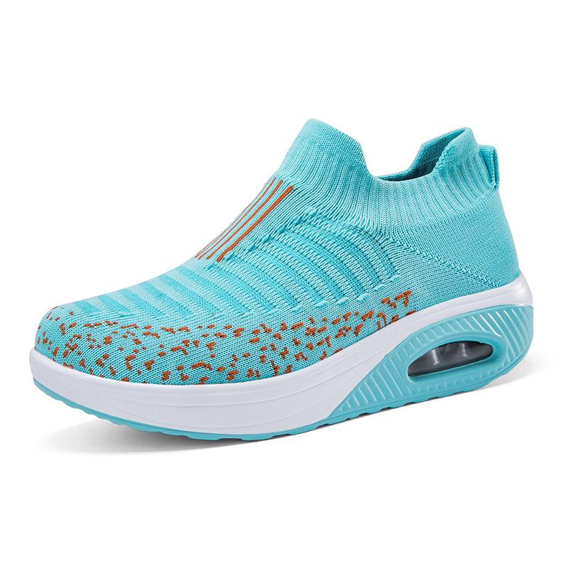 New shoes casual shoes breathable and lightweight mother shoes lace-up air cushion sneakers