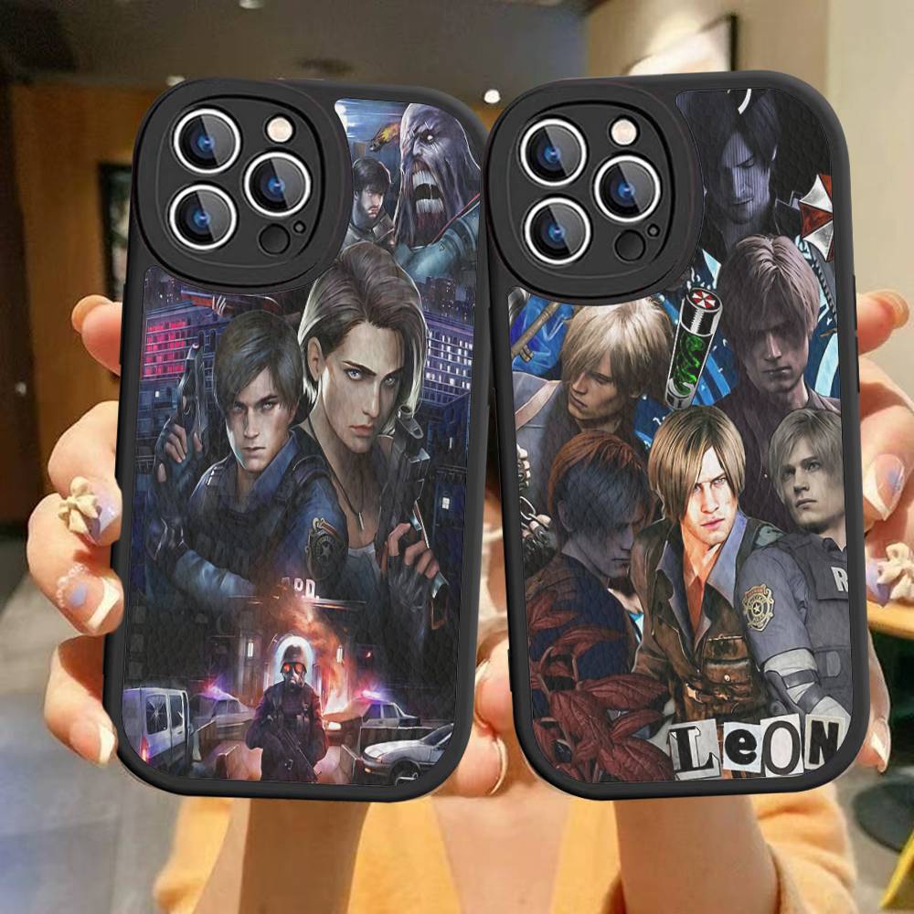 Game R-Resident E-Evil Phone Case For IPhone 16 15 14 13 12 11 Pro Max Plus Leather Soft Cover