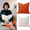 18x18 Inch Halloween Ghost Pillow Cover Halloween Ghost Pillowcase Gothic Decor Pillowcase For Porch Patio Apartment Sofa House