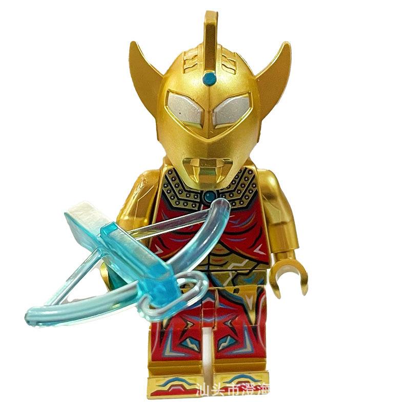 Ninja Warrior Superhero Doll With Weapon Single Building Block Assembly Toy