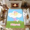 Little Pony (16) Customize your name rug, office chair cushion, home bedroom living room gift.