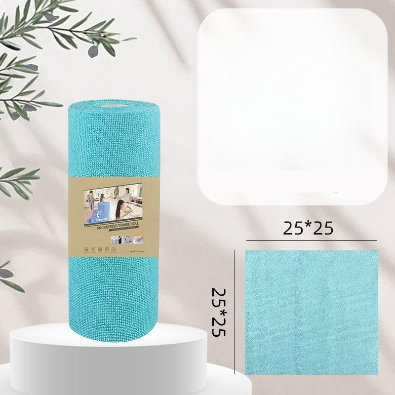 20pcs Cleaning Cloth Roll,Tear Away Reusable Paper Towels Pink, Commercial Shop Rags, Microfiber Towels for Cars, Lint Free Cleaning Rags for Kitchen