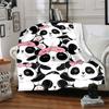 1pc Panda, Cute Blanket Warm, Cozy, And Soft, Suitable for Sofas, Beds, Cars, And Office Use.Perfect for Camping And Travel, Making It a Great Gift fo