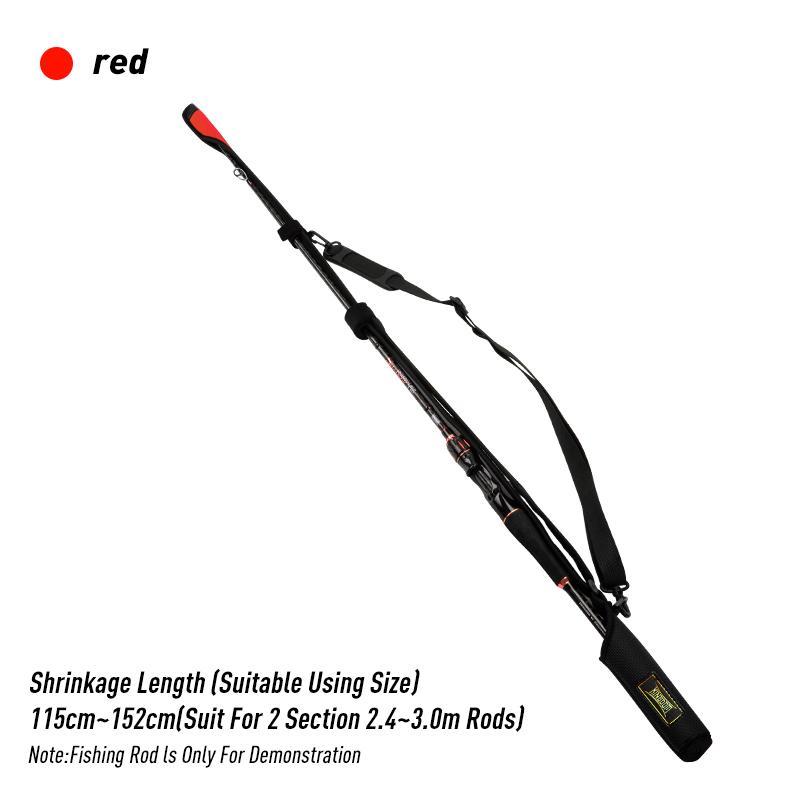 Kingdom Spinning Fishing Rods 73cm-152cm Casting Rod Protection Rope Length Adjustable For Protection Rods Cap Pole Storage Bag