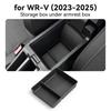 Suitable for 23-25   Honda WR-V Armrest Box Bottom Box Car Storage Box Car Interior Storage Box Supplies Black ABS Accessories