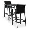 Day and Night - Day and Night Garden Bar Set 3 Pieces Black