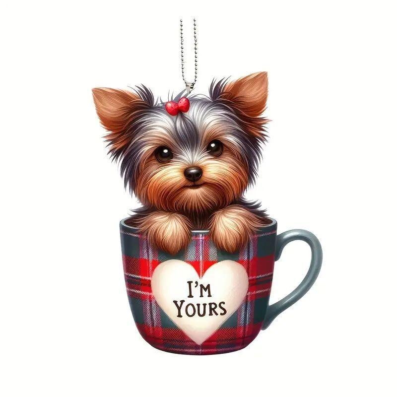 

Acrylic Car Colorful Pendant Keychain For Attractive Home And Decor Car